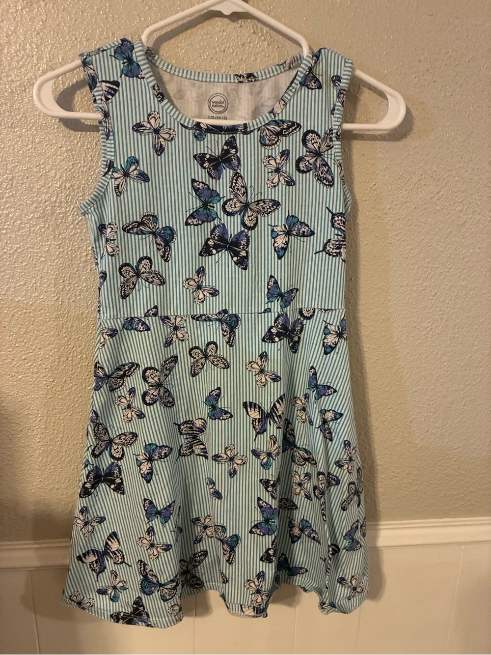 Girls' Large Butterfly Tank Dress